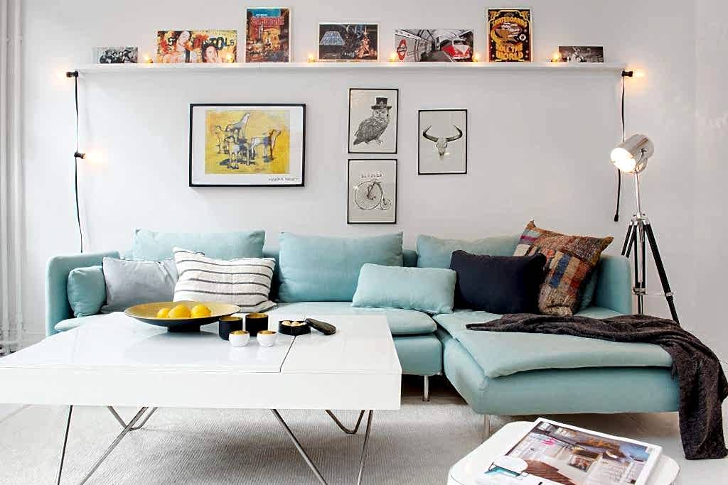 Акцент на одной стене: стильно и современно