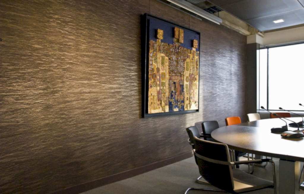 Декоративная штукатурка - интересные техники для оформления стен в офисе