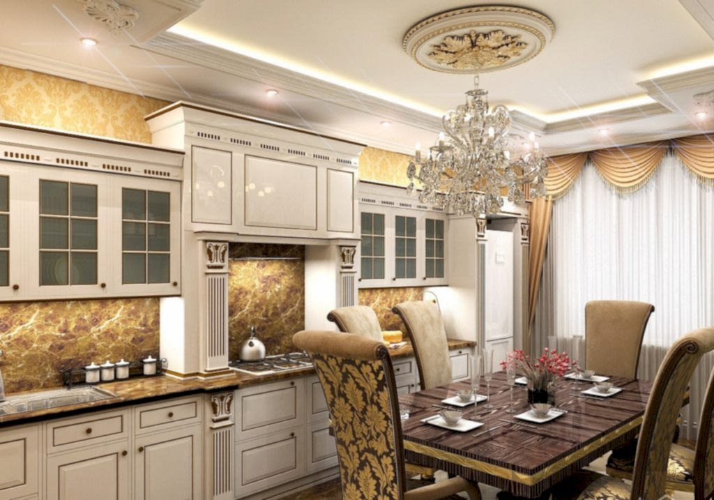Дизайн кухни в стиле Барокко
