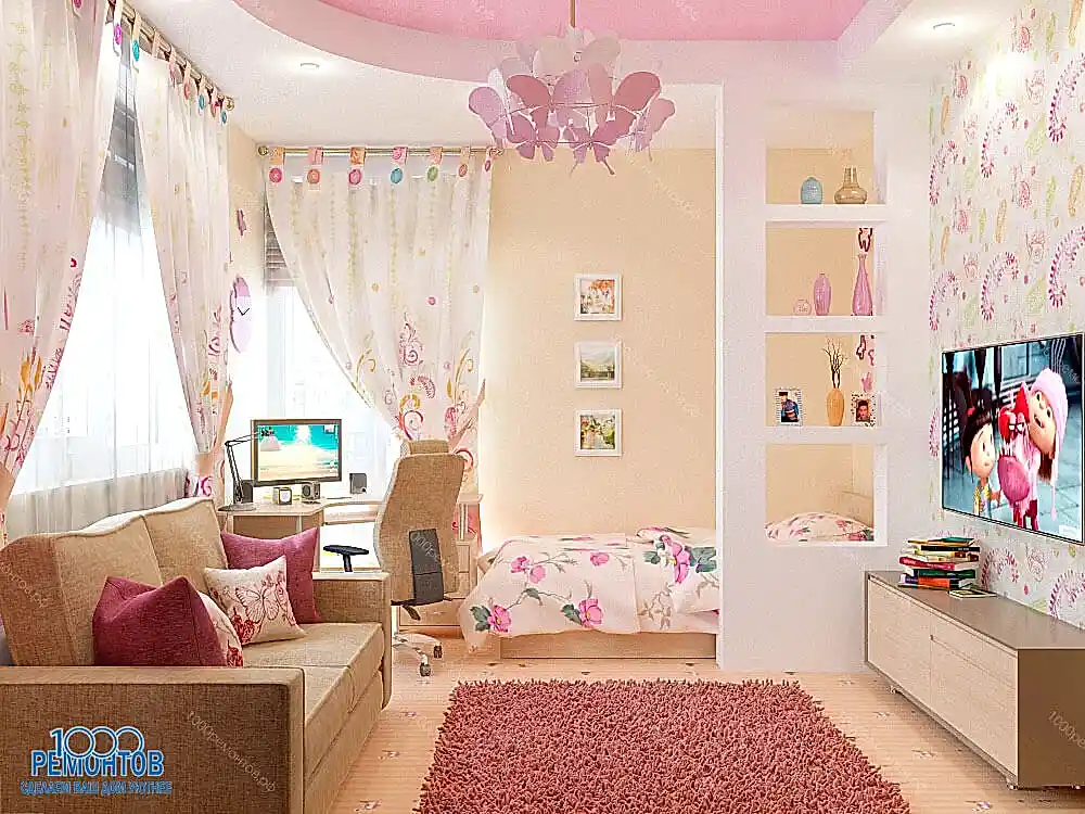 Евро дизайн четырехкомнатной квартиры