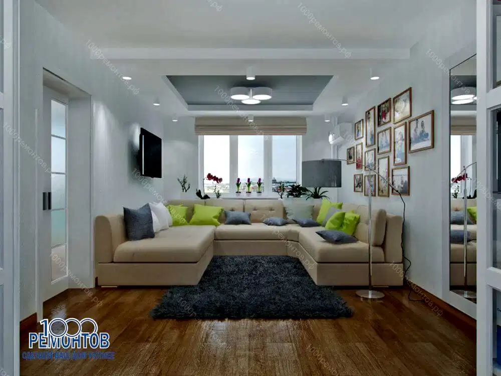 Заказать дизайн проект однокомнатной квартиры