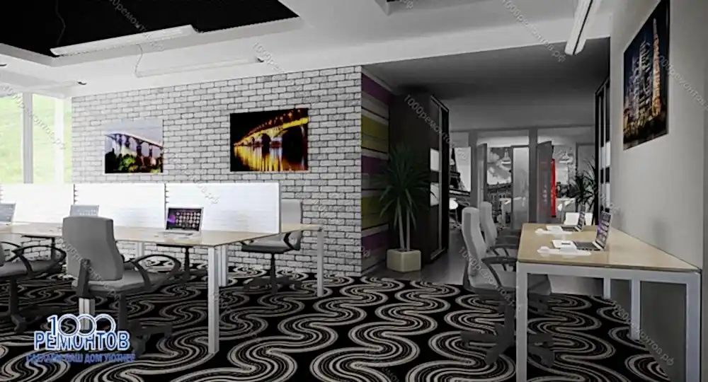 Ремонт офиса под ключ цена за квадратный