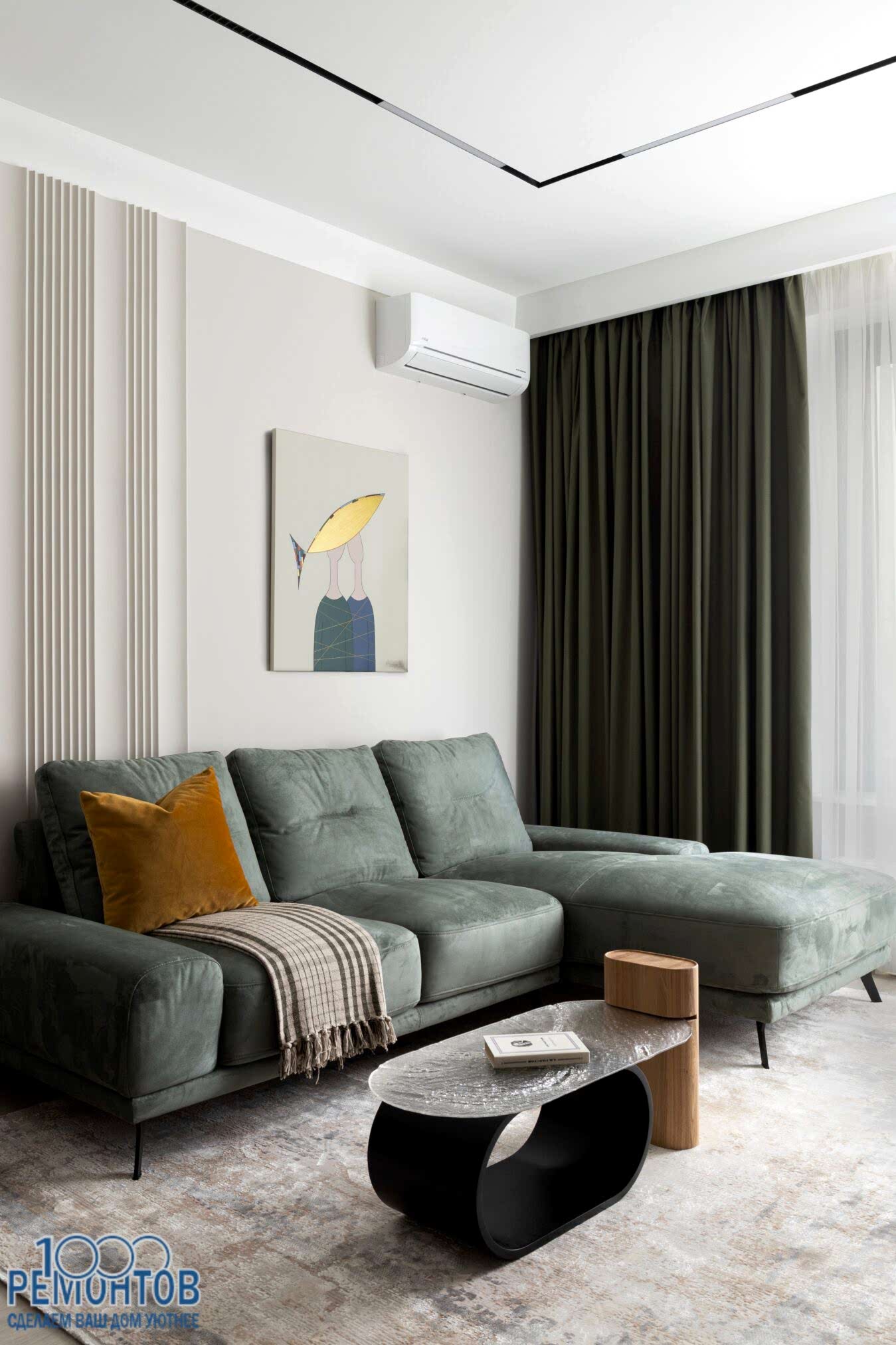 Закончили дизайн-проект и ремонт квартиры 80 м<sup>2</sup>